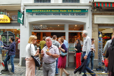 Australian home-made ice-cream in Brussels!